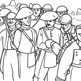 Civil War Soldiers Coloring Page 15421-12614