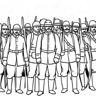 Civil War Soldiers Coloring Page 15421-12616