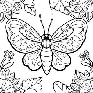 Moth Coloring Pages