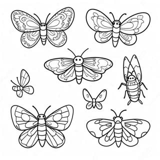 Moth Coloring Page 15431-12635