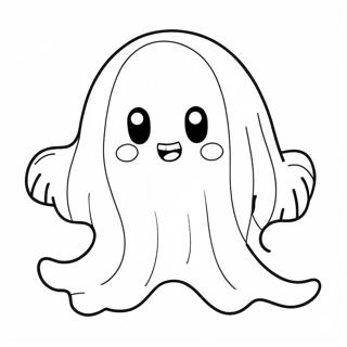 Creepy Kawaii Ghost Coloring Page 1551-1348