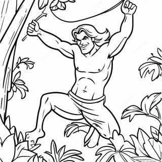 Tarzan Coloring Pages