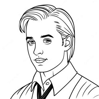 Draco Malfoy Coloring Pages