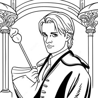 Draco Malfoy Coloring Pages