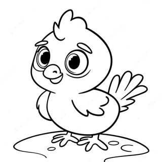 Brave Chicken Little Coloring Page 15592-12754