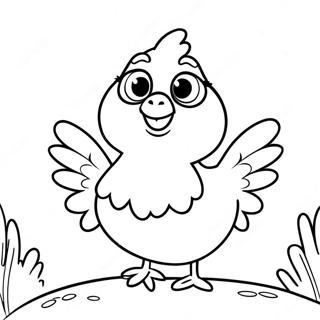 Brave Chicken Little Coloring Page 15592-12756