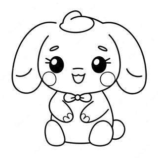 Cute Cinnamoroll Coloring Page 15631-12786