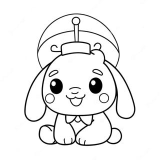 Cute Cinnamoroll Coloring Page 15631-12788