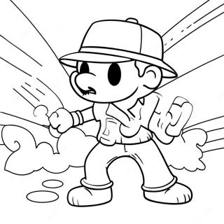 Cool Jax In Action Coloring Page 15652-12806