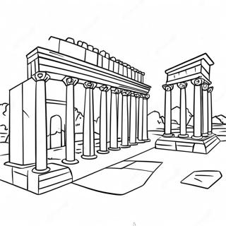 Ancient Rome Coloring Page 15661-12810