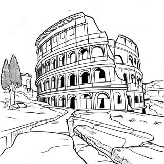 Ancient Rome Coloring Page 15661-12811