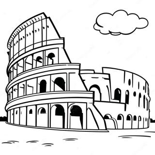 Majestic Colosseum Coloring Page 15662-12816