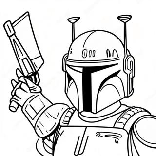 Boba Fett Coloring Pages