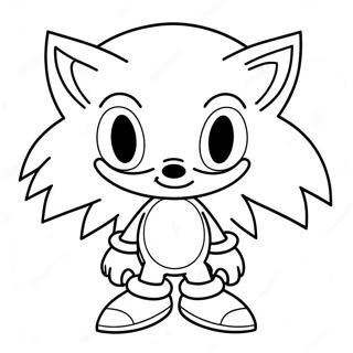 Christmas Sonic Coloring Pages