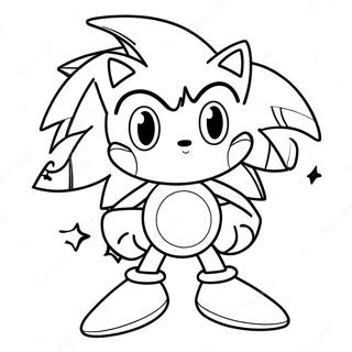 Christmas Sonic Coloring Page 15701-12842