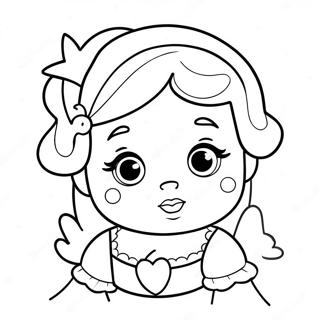 Baby Cute Disney Princess Coloring Page 1571-1363