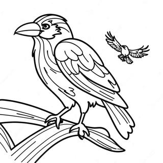 Ravens Coloring Pages