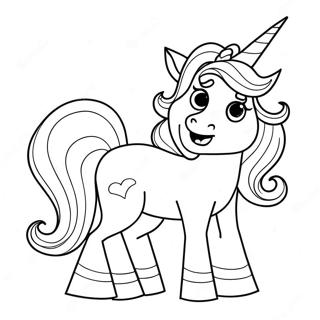 Purple Unicorn Coloring Page 15781-12906