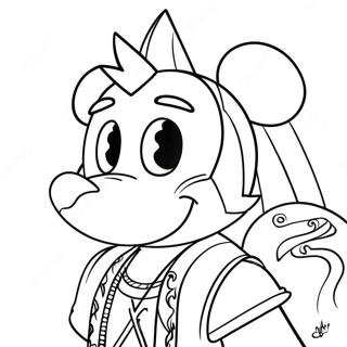 Kingdom Hearts Coloring Page 15791-12916