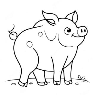 Wilbur The Pig Coloring Page 15802-12925