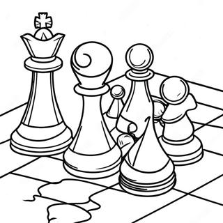 Chess Coloring Pages