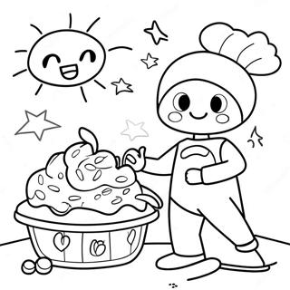 Collaborative Coloring Page For Kids 15821-12934