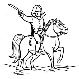 Headless Horseman Coloring Page 15841-12959