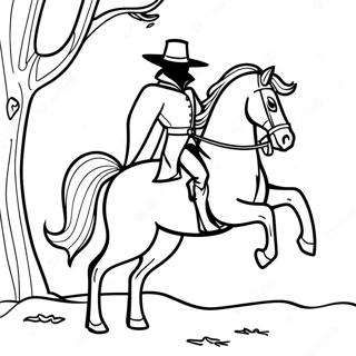 Headless Horseman Coloring Page 15841-12960