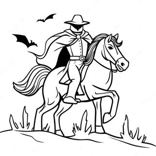 Headless Horseman Coloring Pages