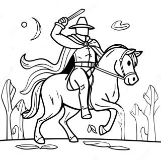 Spooky Headless Horseman Coloring Page 15842-12954