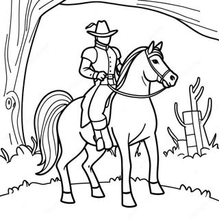 Spooky Headless Horseman Coloring Page 15842-12956