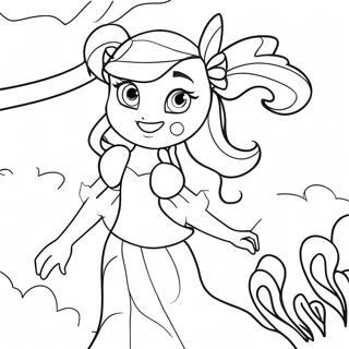 Winx Club Fairy Adventure Coloring Page 15861-12972