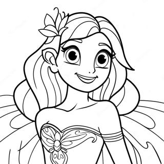 Flora From Winx Club Coloring Page 15862-12975