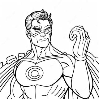 Green Lantern Coloring Pages