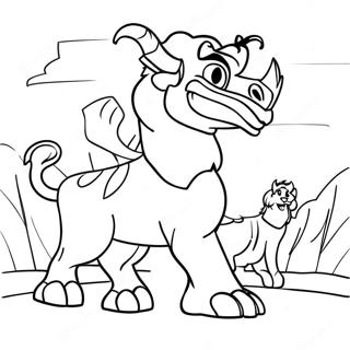 Rise Of The Beast Coloring Pages