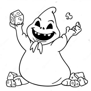 Oogie Boogie With Dice Coloring Page 15892-12997