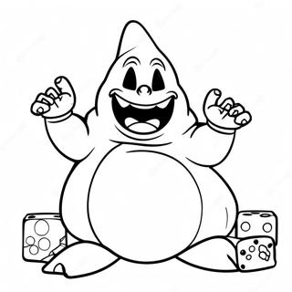 Oogie Boogie With Dice Coloring Page 15892-12998