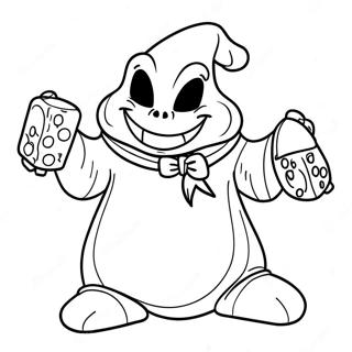 Oogie Boogie With Dice Coloring Page 15892-13000