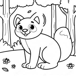 Forest Animals Coloring Page 15901-13003