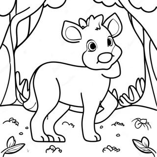 Forest Animals Coloring Page 15901-13004