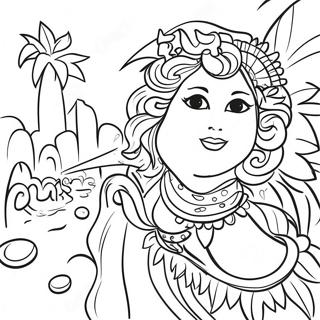 Colorful Rio Carnival Scene Coloring Page 1592-1387