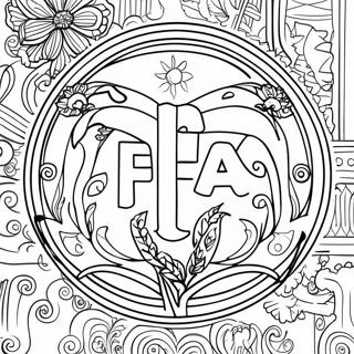 Ffa Logo Coloring Page 15932-13030