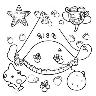 Fun Multiplication Facts Coloring Page 15992-13087