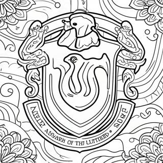 Slytherin Crest Coloring Page 16001-13079