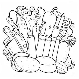 Friends Art Lab Banner Coloring Pages