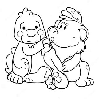 Creative Friends Art Lab Coloring Page 16022-13101