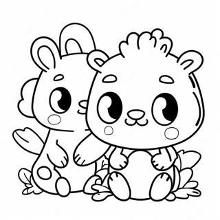 Cute Skzoo Characters Coloring Page 16042-13118