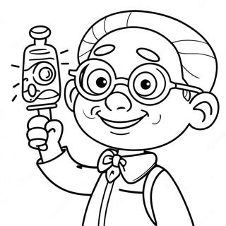 Sid The Science Kid Coloring Page 16071-13138