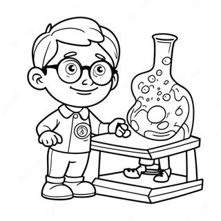 Sid The Science Kid With Amazing Experiments Coloring Page 16072-13142