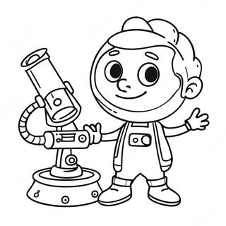 Sid The Science Kid With Amazing Experiments Coloring Page 16072-13143